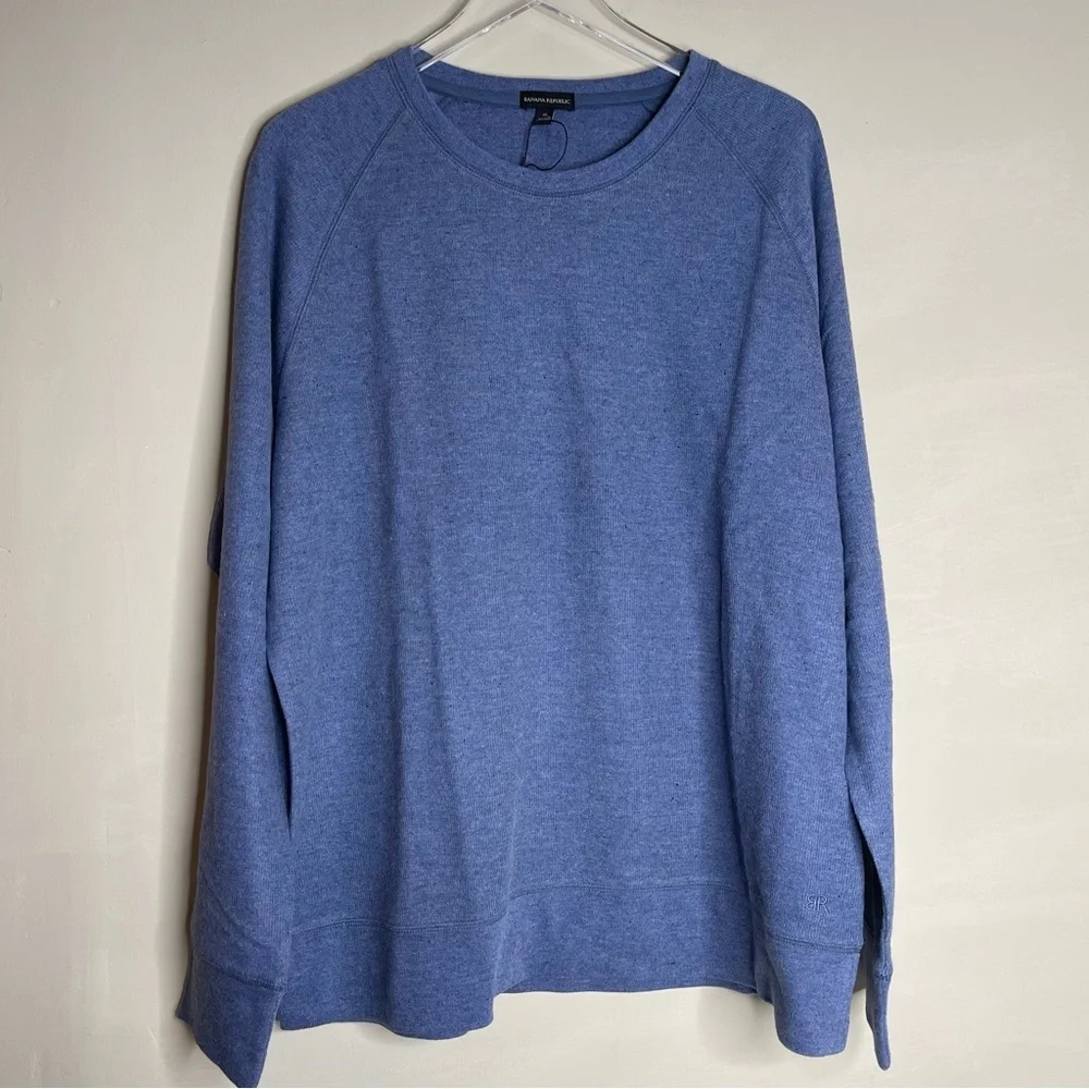 Banana Republic Waffle Crew Sweatshirt